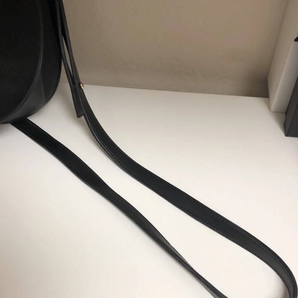 ❗CLEARANCE❗ Black Ring Handle Crossbody Bag Metal Top Handle